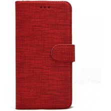 Pilanix Samsung Galaxy M30S Kılıf Kumaş Desenli Cüzdanlı Standlı Kapaklı Kılıf