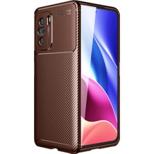 Pilanix Xiaomi Redmi K40 Kılıf Karbon Desenli Lux Negro Silikon