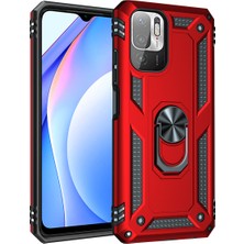 Pilanix Xiaomi Redmi Note 10 5g Kılıf Ultra Korumalı Yüzüklü Manyetik Vega Kapak