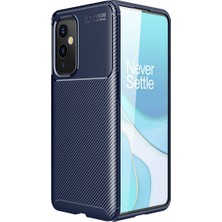Pilanix One Plus 9 Kılıf Karbon Desenli Lux Negro Silikon