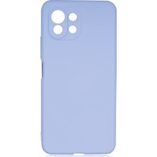 Pilanix Xiaomi Mi 11 Lite Kılıf Kamera Korumalı Içi Süet Mara Lansman Silikon