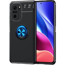 Pilanix Xiaomi Redmi K40 Pro Kılıf Yüzüklü Manyetik Ravel Silikon