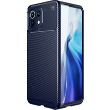Pilanix Xiaomi Mi 11 Lite Kılıf Karbon Desenli Lux Negro Silikon