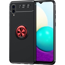 Pilanix Samsung Galaxy A02 Kılıf Yüzüklü Manyetik Ravel Silikon