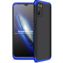 Pilanix Xiaomi Poco M3 Kılıf 3 Parça 360 Ays Kapak
