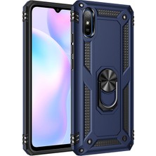 Pilanix Xiaomi Redmi 9A Kılıf Ultra Korumalı Yüzüklü Manyetik Vega Kapak
