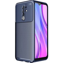 Pilanix Xiaomi Redmi 9 Kılıf Karbon Desenli Lux Negro Silikon