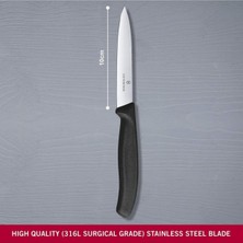 Victorinox Siyah 10 cm Bıçak Seti Novaev Özel