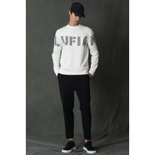 Lufian Todillo Erkek Sweatshirt Kırık Beyaz