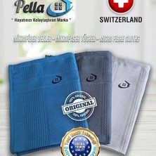 Pella Orijinal Ithal Pella Mikrofiber Temizlik Bezi 3'lü Eko Paket