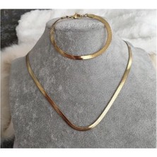 Oyiş Aksesuar Dünyası Kadın Trend Italyan Ezme Kolye Bileklik