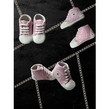 Baby Bonta Babybonta Kız Bebek Ipli Çiçek Nakışlı Patik 5-12 Ay