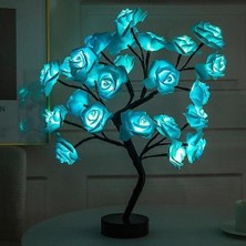 Sld LED Masa Lambası USB Çiçek Ağacı ile Ev Dekorasyon Yatak Odası Gece Masa Lambası Noel Düğün Yatak Odası  (Yurt Dışından)