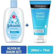 Johnson's Morning Dew Bebek Kolonyası 200ML + Neutrogena Hb El Kremi 75ML