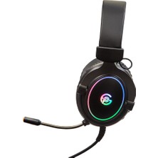 Performax Cockpıt Siyah USB 7.1 Surround Rgb Aydınlatma Gaming Mikrofonlu Oyuncu Kulaklığı