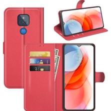 Wansheng Motorola Moto G Play Için Litchi Doku Koruyucu Telefon Kılıfı - Kırmızı  (Yurt Dışından)