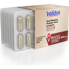 Validus Saw Palmetto + Pumpkin Seed + Lycopene Blister Kapsül