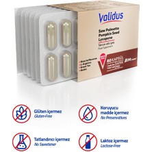 Validus Saw Palmetto + Pumpkin Seed + Lycopene Blister Kapsül
