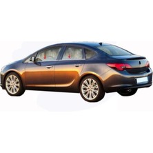 MZM Oto Dizayn Opel Astra J Sedan Krom Cam Çıtası 6 Parça 2009-2015 Arası Paslanmaz Çelik