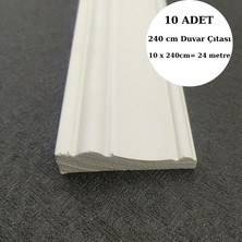 Deco Master Dekoratif Boyanabilir 10 Adet 7 cm Polistren Duvar Bordürü