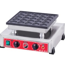 Işıkgaz Silverinox Elektrikli Tekli Yuvarlak Bubble Waffle Makinesi