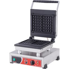 Işıkgaz Silverinox Endüstriyel Elektrikli Kare Waffle Makinesi - 2 Li