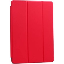 Pilanix Apple Ipad Pro 11 Kılıf Kapaklı Standlı Uyku Modlu Sert Smart Case Kırmızı