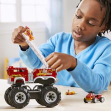 Mega Hot Wheels® Hw 5-Alarm™ Monster Truck Itfaiye Aracı