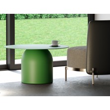 Echo Furniture Hardy Tablalı Zümrüt Yeşil Sehpa