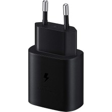 Samsung Galaxy S22 5g Fast Charging 25W Type-C Çıkışlı Kablolu Şarj Aleti Siyah(Samsung Türkiye Garantili)