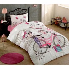 Kristal Cute Girls Tek Kişilik Pike Takımı