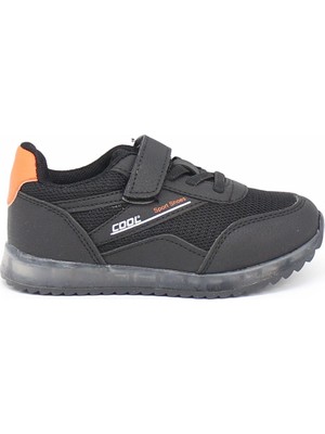 Cool Iron 26-30 Siyah Işıklı Çocuk Spor Ayakkabı