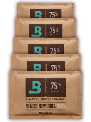 Boveda 75 60G Humidor Puro Kutusu Nemlendirici 5li Eco Paket
