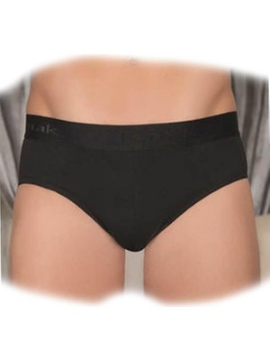 Berrak 4406 Erkek Modal Kalın Bel Lastikli 6 Lı Slip Külot