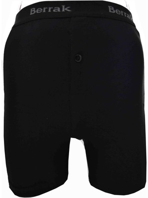 Berrak 1059 Erkek Likralı Düğmeli 6 Lı Boxer