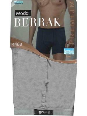 Berrak 4488 Erkek Ince Kemerli Likralı 3 Lü Boxer