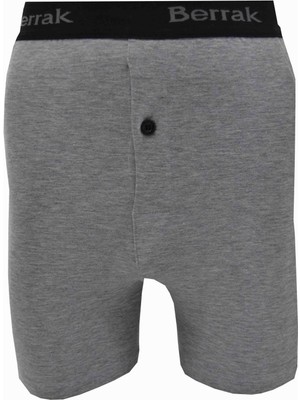 Berrak 1059 Erkek Likralı Düğmeli 3 Lü Boxer