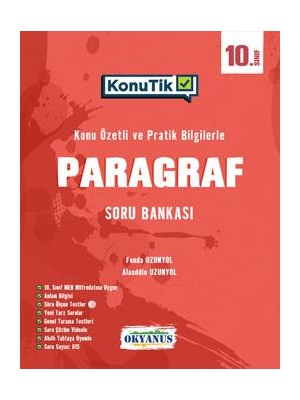 Okyanus Yayınları 10. Sınıf 2023 Konutik Paragraf Soru Bankası