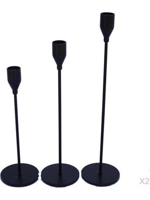 2sets Candelabra Zemin Uzun Mum Tutucular Düğün Dekoru Için Merkez Parçası(Yurt Dışından)