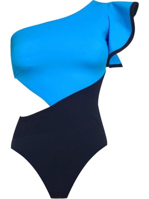 Kolu Volan Detaylı Asimetrik Mayo Db200743m
