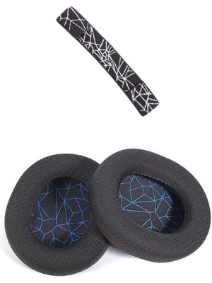 Schulzz Steelseries Arctis 3 5 Yedek Kafa Bandı ve Kulaklık Pedi Set Kulaklık Yastığı Süngeri Headband