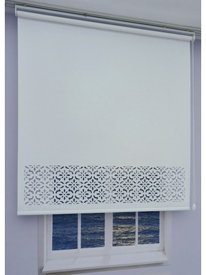 Esdeh Lazer Kesim Kalın Ithal Mat Stor Perde - 30 cm Lazer Yüksekliği