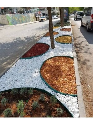 Asenya Beyaz Dolomit Taş 3 kg 2-4 cm Dere Çakıl Taşı Bahçe Süs Taşı Saksı Teraryum Taşı Akvaryum Taşı