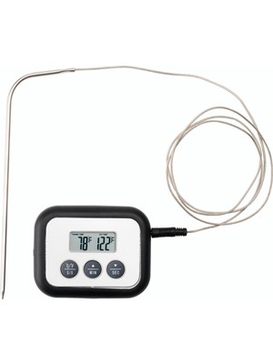 IKEA Fantast Termometre Zaman Ölçer Siyah 250°C Mıknatıslı Tasarım ile Pratik Kullanım