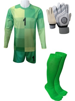 Evox Dodo Dijital Kaleci Forma Şort Çorap Kaleci Eldiveni Seti