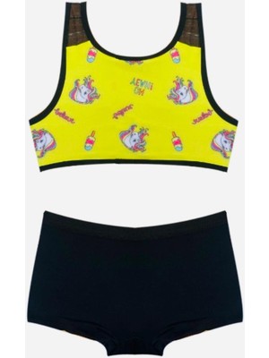 KIZ ÇOCUK SHORTLU BİKİNİ TAKIM DB200529CM