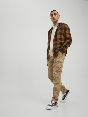 Jack & Jones Yandan Cepli Kargo Pantolon