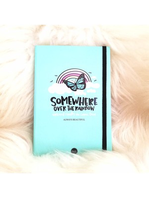 Somewhere Over The Raınbow Lastikli Defter