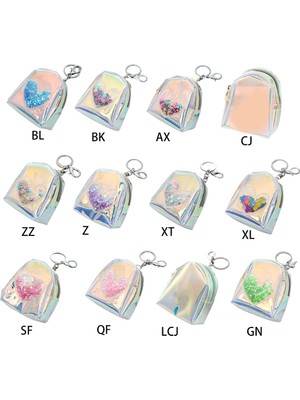 Situ Store Holografik Mini Kadın Cüzdan - Gümüş (Yurt Dışından)