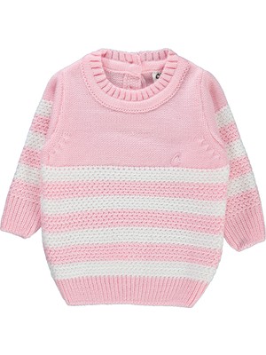 Civil Baby Kız Bebek Triko Kazak 6-18 Ay Pembe